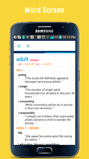 English Collocation Dictionary - Image screenshot of android app