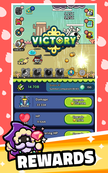 Soul Light: Idle RPG Fairy war - Gameplay image of android game