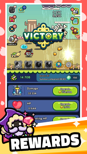 Soul Light: Idle RPG Fairy war - Gameplay image of android game