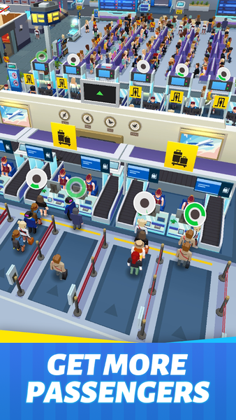 Idle Airport Empire - Gameplay image of android game