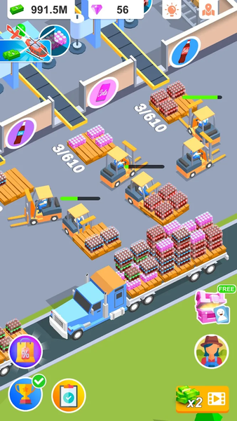 Idle Beverage Empire - Gameplay image of android game