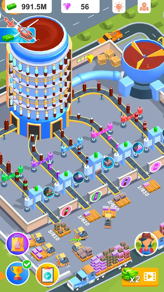 Idle Beverage Empire - عکس بازی موبایلی اندروید