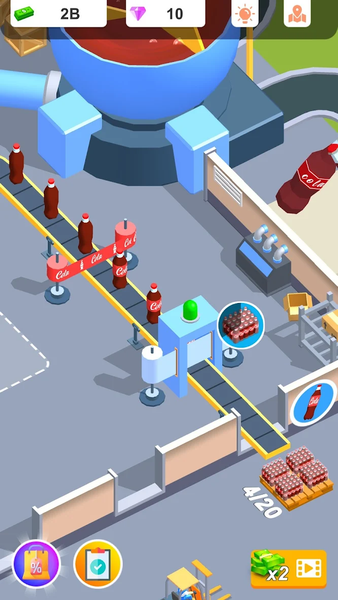 Idle Beverage Empire - عکس بازی موبایلی اندروید