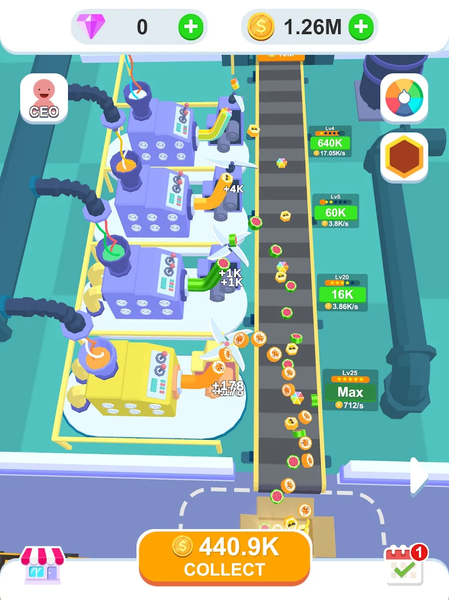 Idle Candy Factory - عکس بازی موبایلی اندروید