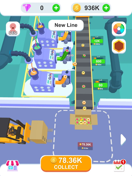 Idle Candy Factory - عکس بازی موبایلی اندروید