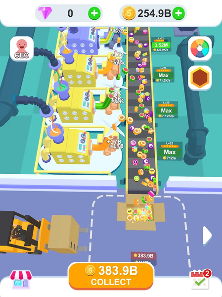 Idle Candy Factory - عکس بازی موبایلی اندروید