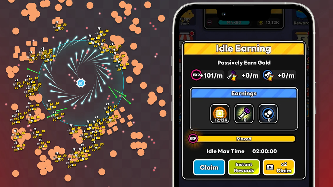 Idle Cannon: Tower TD Geometry - عکس بازی موبایلی اندروید