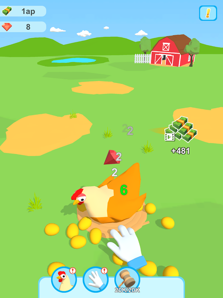 Idle Chicken Clicker - عکس بازی موبایلی اندروید
