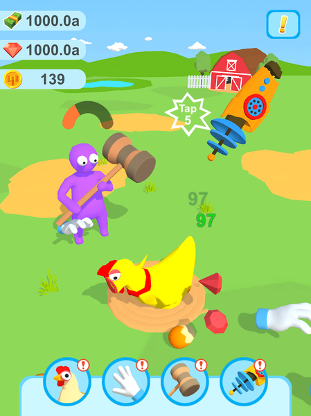 Idle Chicken Clicker - عکس بازی موبایلی اندروید
