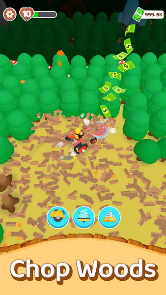 Idle Chop: Lumber Empire - عکس بازی موبایلی اندروید