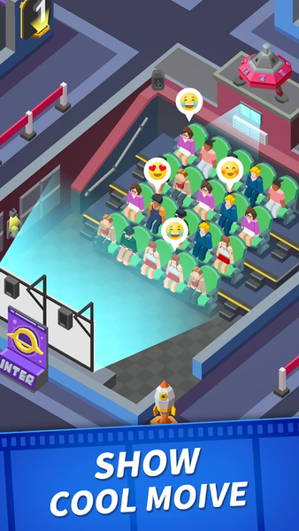Idle Cinema Empire Idle Games - Gameplay image of android game