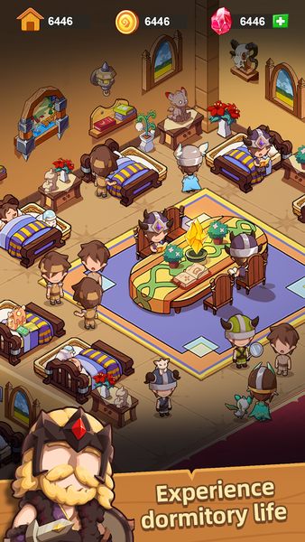 Idle Dragon School—Tycoon Game - Gameplay image of android game
