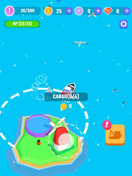 Idle Fishing Boat - عکس بازی موبایلی اندروید