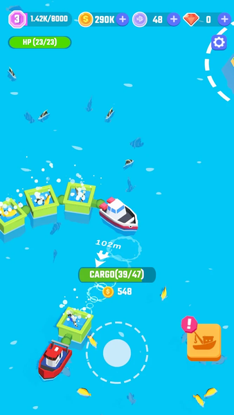 Idle Fishing Boat - عکس بازی موبایلی اندروید
