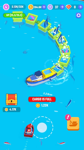 Idle Fishing Boat - عکس بازی موبایلی اندروید