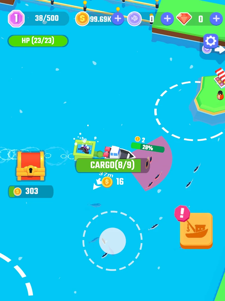 Idle Fishing Boat - عکس بازی موبایلی اندروید