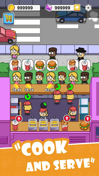 Idle Food Bar: Idle Games - عکس بازی موبایلی اندروید