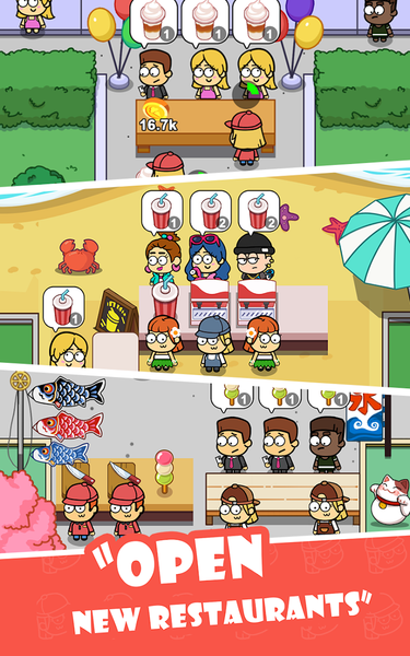 Idle Food Bar: Idle Games - عکس بازی موبایلی اندروید