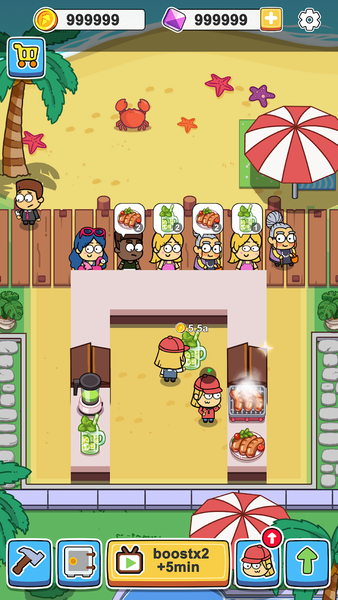 Idle Food Bar: Idle Games - عکس بازی موبایلی اندروید