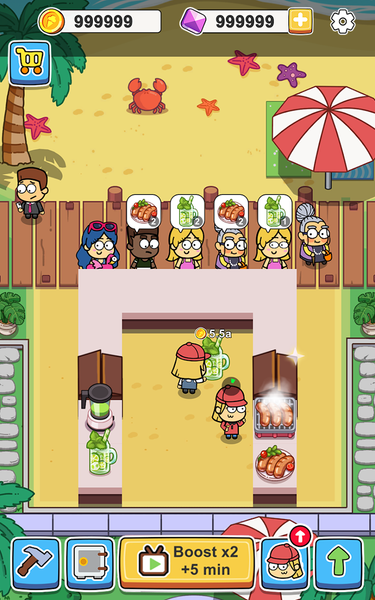 Idle Food Bar: Idle Games - عکس بازی موبایلی اندروید