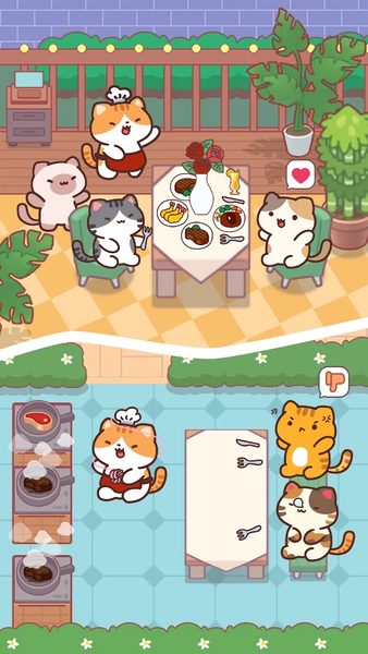 Cat Cooking Bar - Food game - عکس بازی موبایلی اندروید