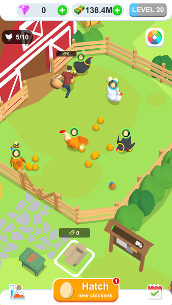 Idle Lay Egg - Gameplay image of android game