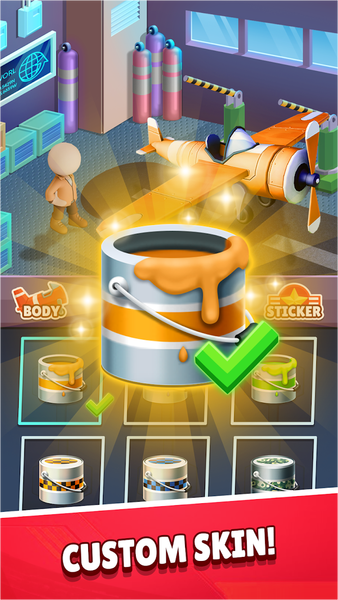 Merge Plane: Air Race - عکس بازی موبایلی اندروید