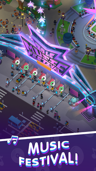 Idle Music Star Tycoon Games - عکس بازی موبایلی اندروید