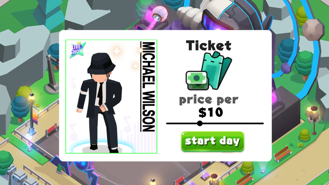 Idle Music Star Tycoon Games - عکس بازی موبایلی اندروید