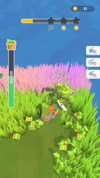 Idle Mowing Tycoon - Gameplay image of android game