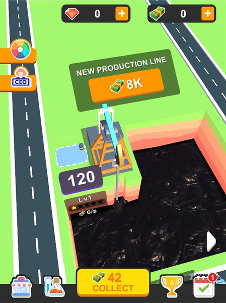 Idle Oil Factory - عکس بازی موبایلی اندروید