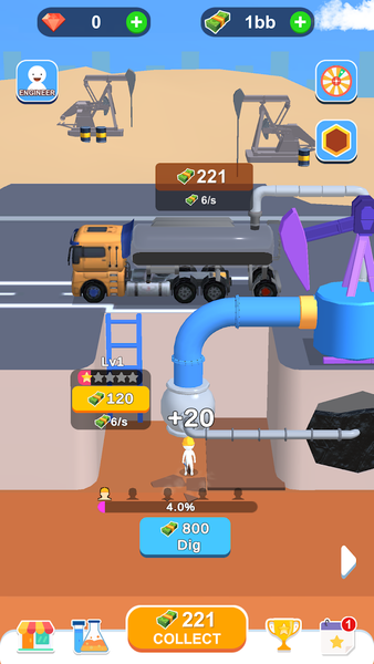 Idle Oil Well - Image screenshot of android app