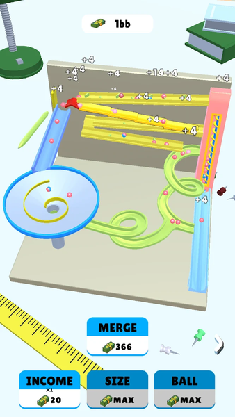 Idle Orbital Marble - Gameplay image of android game