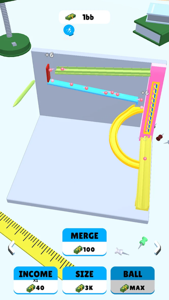 Idle Orbital Marble - Gameplay image of android game