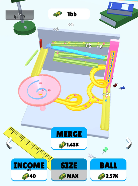 Idle Orbital Marble - Gameplay image of android game