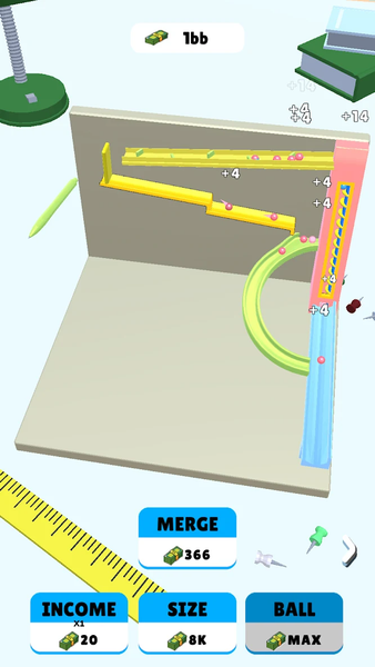 Idle Orbital Marble - Gameplay image of android game