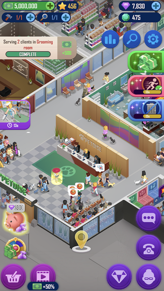 Petdise Tycoon - Idle Game - عکس بازی موبایلی اندروید