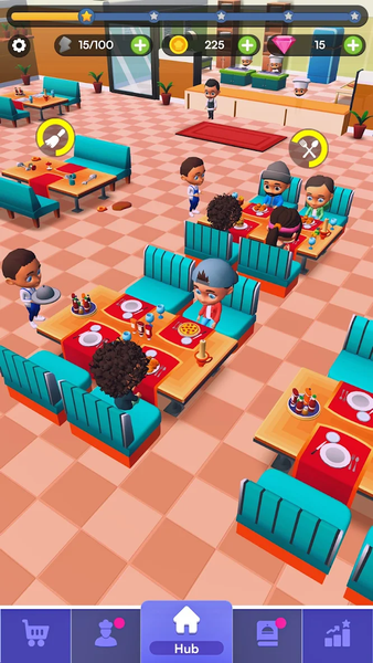 Idle Restaurant Tycoon: Match۳ - عکس بازی موبایلی اندروید