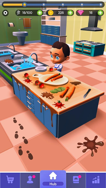 Idle Restaurant Tycoon: Match۳ - عکس بازی موبایلی اندروید