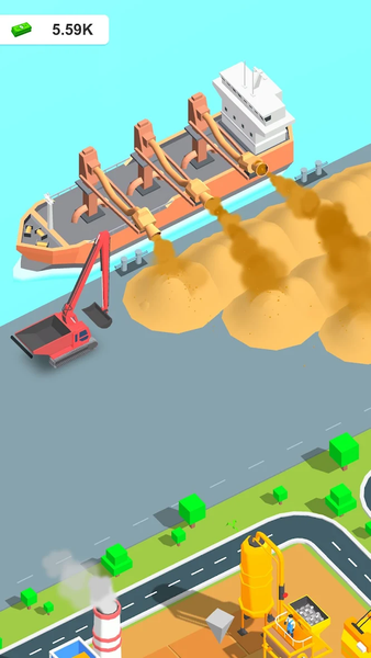 Idle Sand Tycoon - Gameplay image of android game