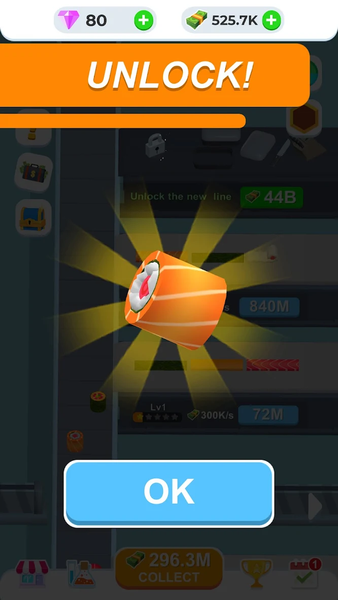 Idle Sushi Factory - عکس بازی موبایلی اندروید