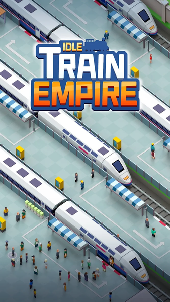 Idle Train Empire - Idle Games - Gameplay image of android game