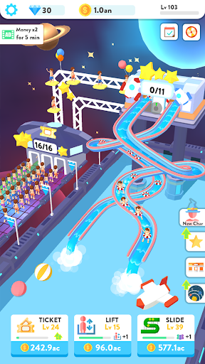Idle Water Slide - عکس بازی موبایلی اندروید