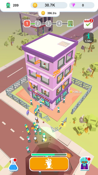 Idle Zombie Army - عکس بازی موبایلی اندروید