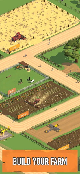 Idle Farm 3d: Build Farming Em - Gameplay image of android game
