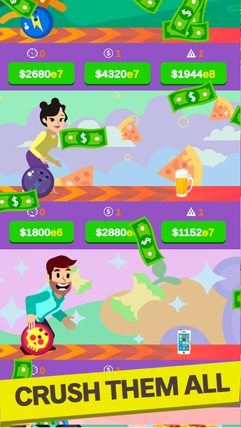 Star Bowling - Gameplay image of android game