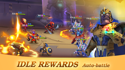 Superhero Wars: AFK Summoners - Legend Battle - Gameplay image of android game