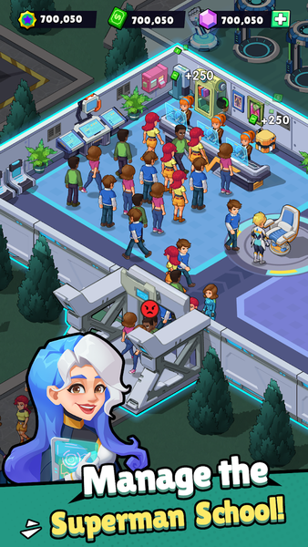 Idle Superpower School - عکس بازی موبایلی اندروید