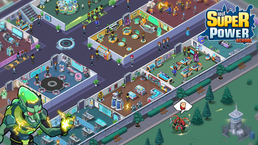 Idle Superpower School - عکس بازی موبایلی اندروید