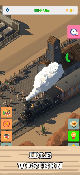 Idle Wild West 3d - Business C - Gameplay image of android game